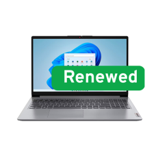 Lenovo- RENEW , Grade A , IdeaPad 1 , 15.6 , Intel Pentium Silver N6000 , 4 GB , eMMC , 128 GB , Windows 11 Home in S mode , Keyboard language English , 12 month(s)