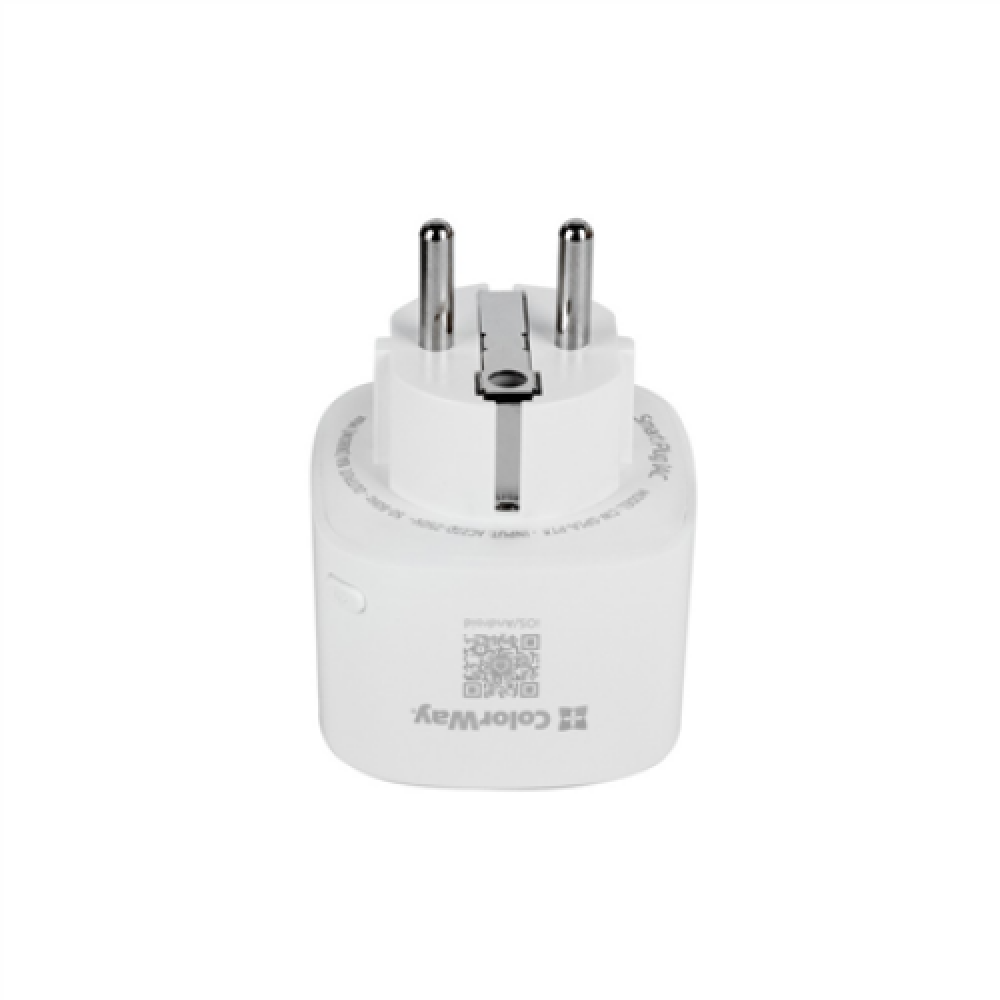 ColorWay , 16 A , LED light , Smart Wi-Fi Socket , Schedule, Timer, Energy monitoring , 100 - 240 V V , 220 V
