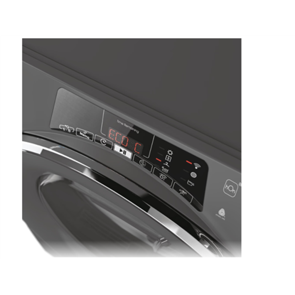 Candy Dryer Machine , ROE H9A2TCERX-S , Energy efficiency class A++ , Front loading , 9 kg , Heat pump , 5 digit , Depth 61.1 cm , Anthracite
