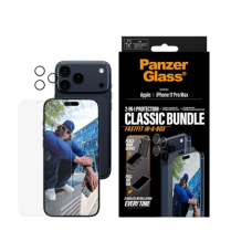 PanzerGlass 2-in-1 Classic Bundle , Screen Protector/Lens protector , Apple , iPhone 17 Pro Max , Transparent PanzerGlass 2-in-1 Classic Bundle , Screen Protector/Lens protector , Apple , iPhone 17 Pro Max , Transparent