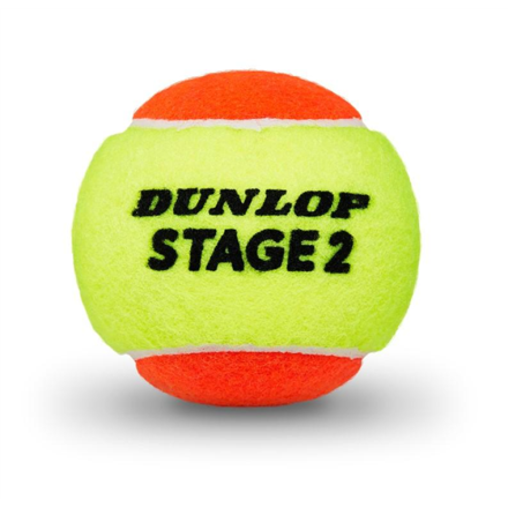 Dunlop , Tennis Ball STAGE 2, Orange, 60-bucket
