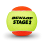 Dunlop , Tennis Ball STAGE 2, Orange, 60-bucket