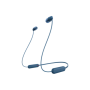 Sony WI-C100 Wireless In-Ear Headphones, Blue Sony Wireless In-Ear Headphones WI-C100 Wireless In-ear Microphone Noise canceling Wireless Blue
