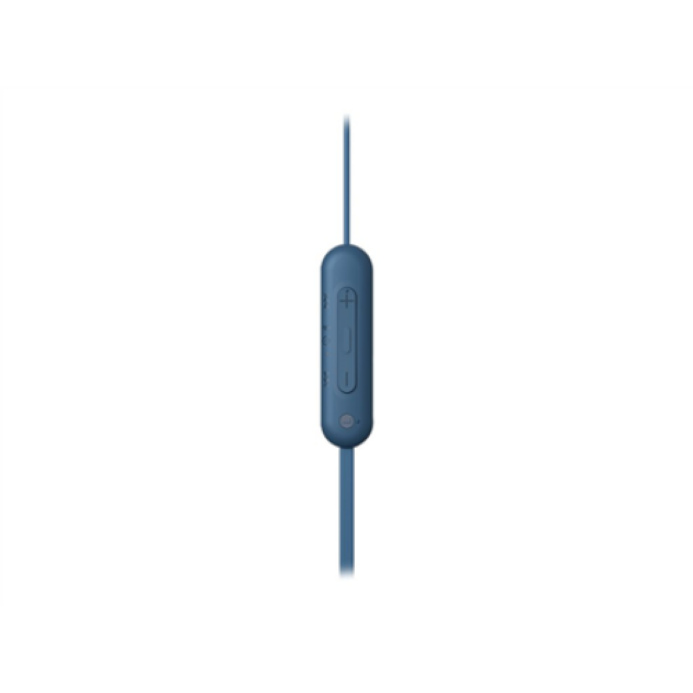 Sony WI-C100 Wireless In-Ear Headphones, Blue Sony Wireless In-Ear Headphones WI-C100 Wireless In-ear Microphone Noise canceling Wireless Blue