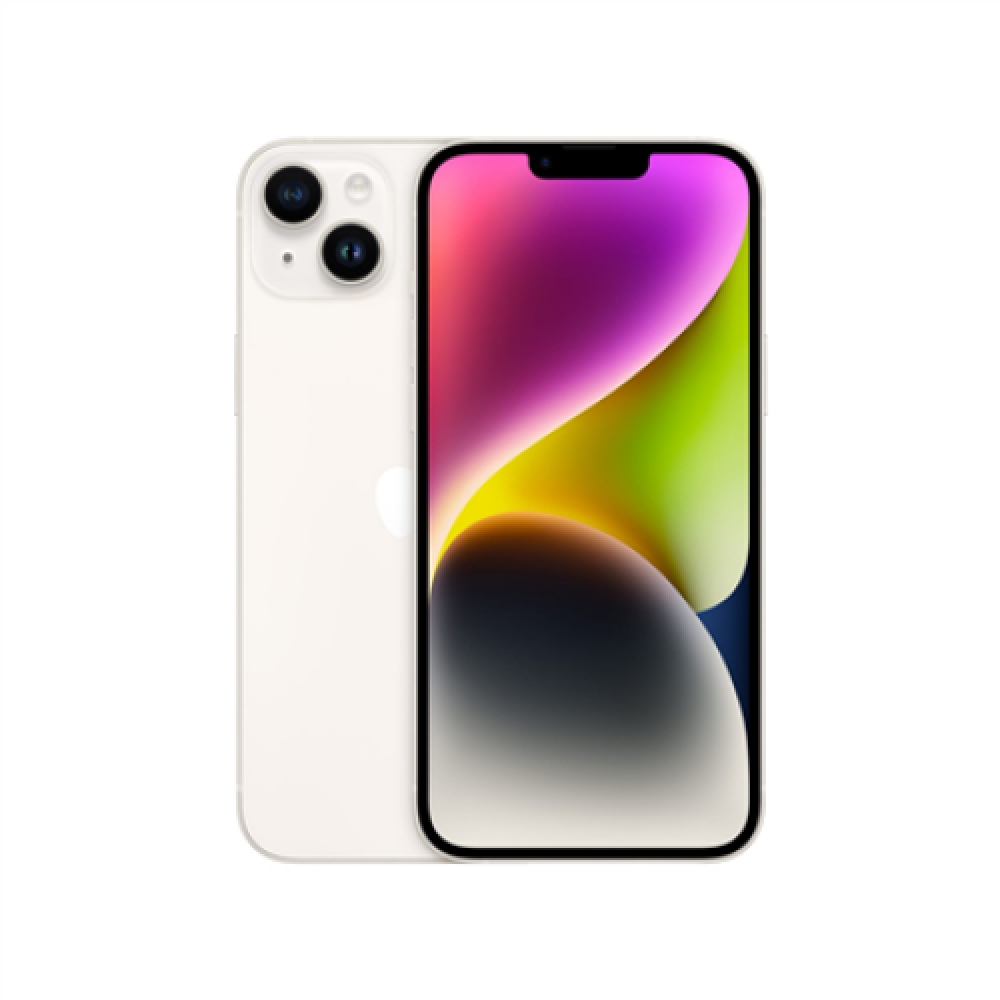 Apple , iPhone 14 Plus , Starlight , 6.7 , Super Retina XDR display , 2778 x 1284 pixels , Apple , A15 Bionic (5 nm) , Internal RAM 6 GB , 256 GB , Dual SIM , Nano-SIM , 3G , 4G , 5G , Main camera 12+12 MP , Secondary camera 12 MP , iOS , 16 , 4323 mAh