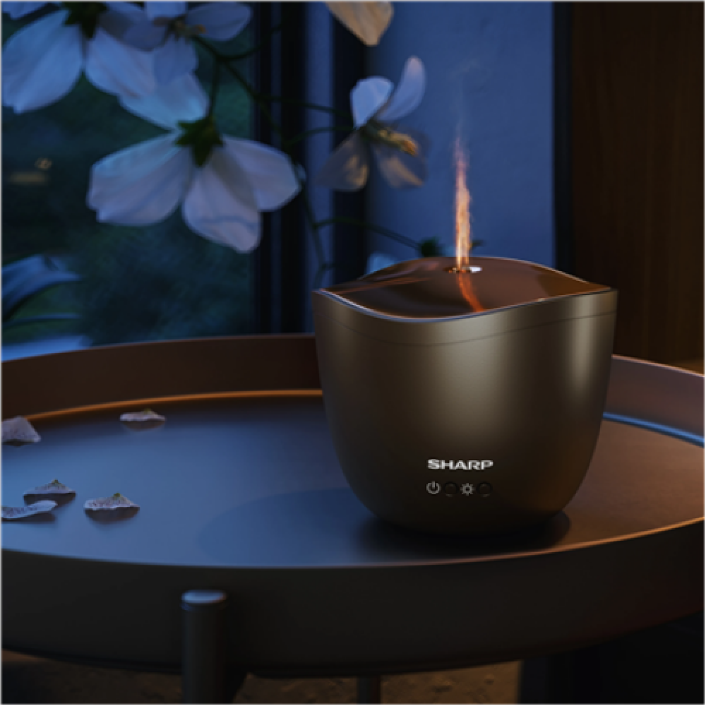 Sharp Aroma Diffuser DF-A1E-T Ultrasonic, Brown/Metallic Rose Gold