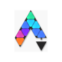 Nanoleaf Shapes Black Mini Triangles Expansion Pack (10 panels)