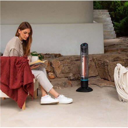 Cecotec ReadyWarm 1000 Power Tower , Halogen Heater , 1000 W , Number of power levels 2 , Black , IP55