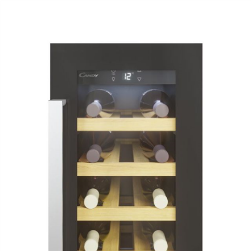 Candy , Wine Cooler , CCVB 30/1 , Energy efficiency class F , Built-in , Bottles capacity 20 , Black