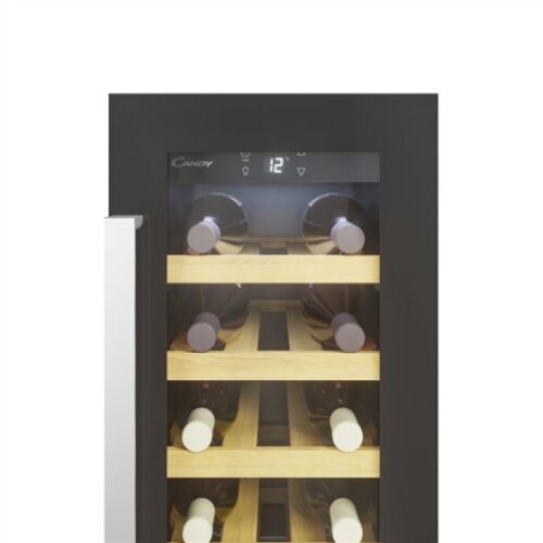 Candy , Wine Cooler , CCVB 30/1 , Energy efficiency class F , Built-in , Bottles capacity 20 , Black
