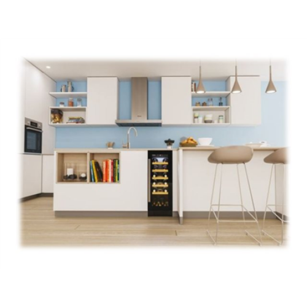 Candy , Wine Cooler , CCVB 30/1 , Energy efficiency class F , Built-in , Bottles capacity 20 , Black