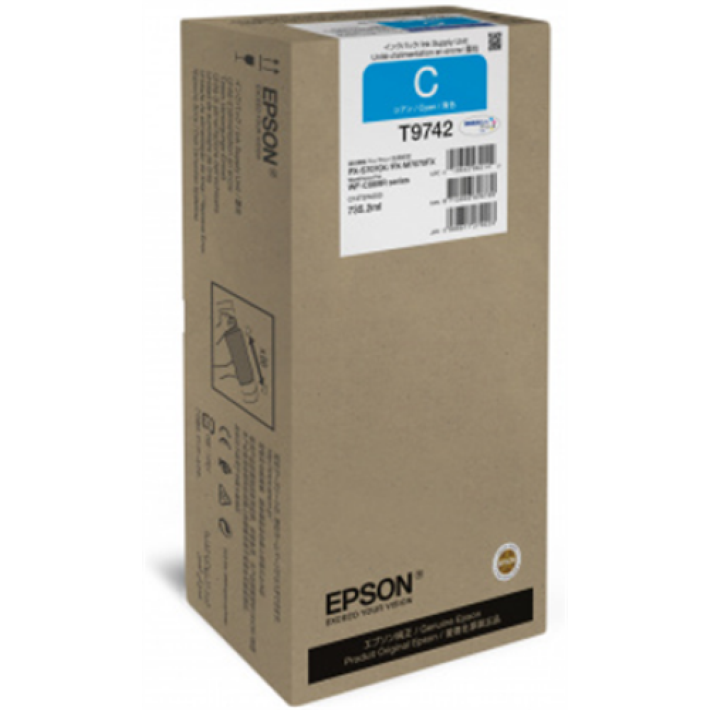 Epson Cartrige , C13T974200 , XXL Ink Supply Unit , Cyan