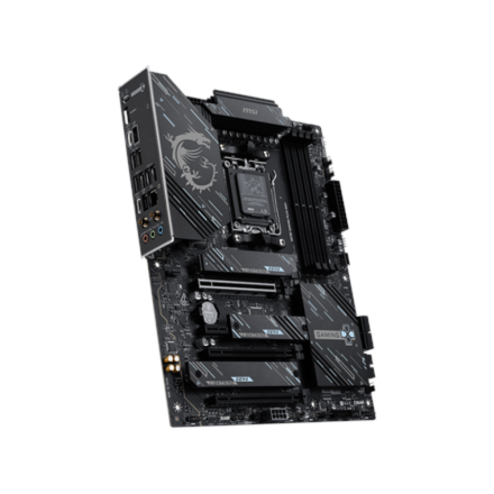 MSI X870E GAMING PLUS WIFI , Processor family AMD , Processor socket AM5 , DDR5 UDIMM , Supported hard disk drive interfaces SATA, M.2 , Number of SATA connectors 4