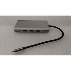 SALE OUT. Raidsonic Icy Box IB-DK4040-CPD USB Type-C Docking Station with two video interfaces , USED, REFURBISHED, WITHOUT ORIGINAL PACKAGING AND MANUALS