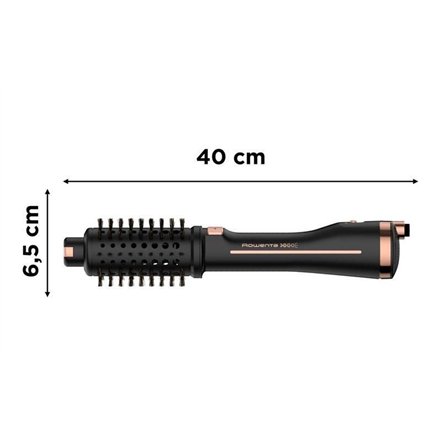 Rowenta Hair brush , Ultimate Experience Virtuose CF9625F0 , Ion conditioning , 750 W , Black
