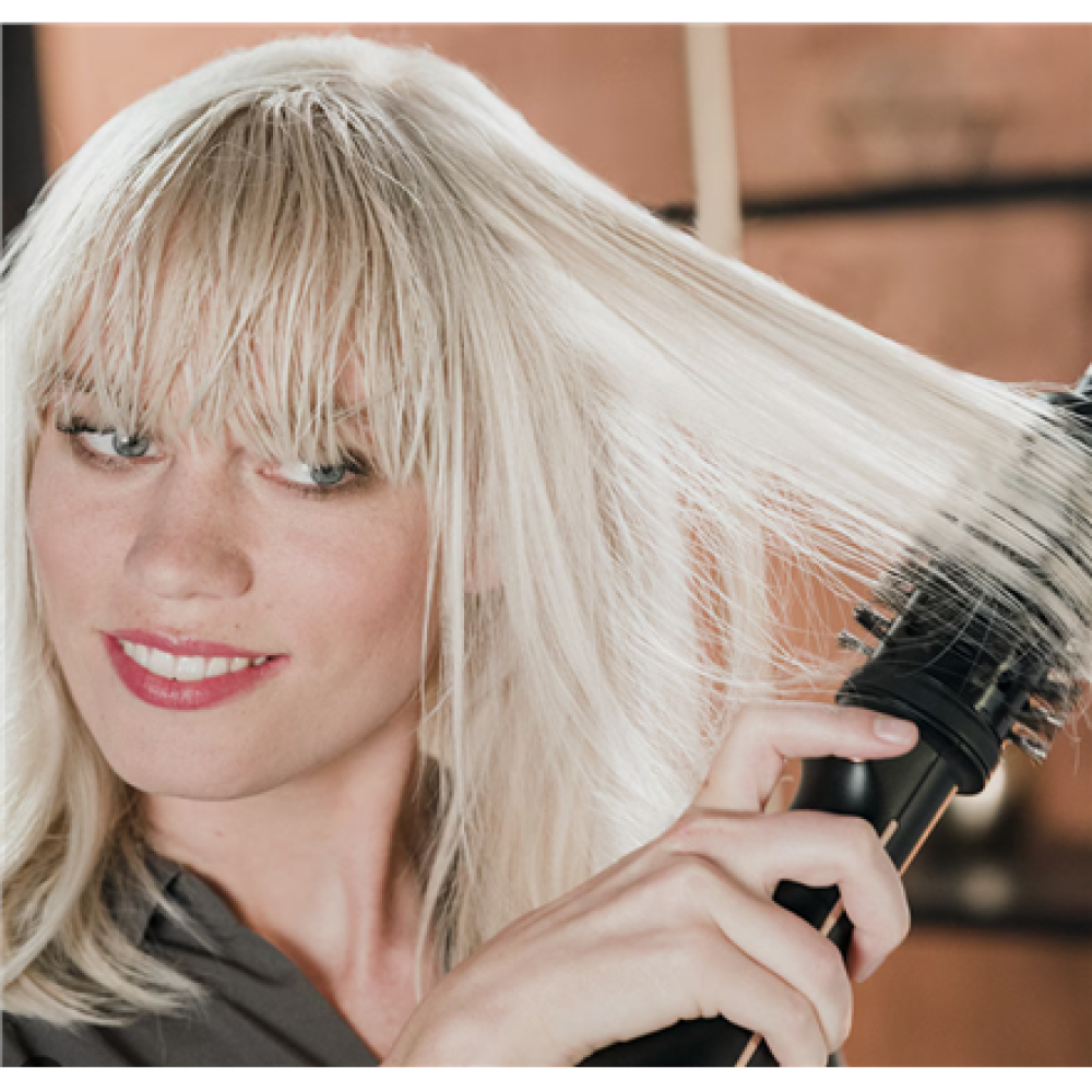 Rowenta Hair brush , Ultimate Experience Virtuose CF9625F0 , Ion conditioning , 750 W , Black