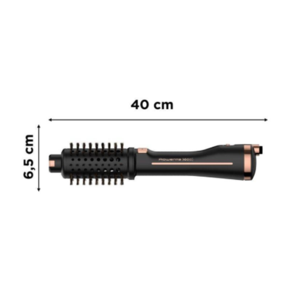Rowenta Hair brush , Ultimate Experience Virtuose CF9625F0 , Ion conditioning , 750 W , Black
