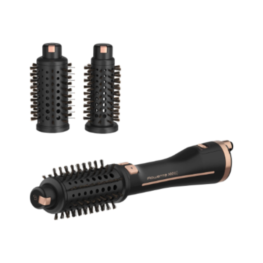 Rowenta Hair brush , Ultimate Experience Virtuose CF9625F0 , Ion conditioning , 750 W , Black