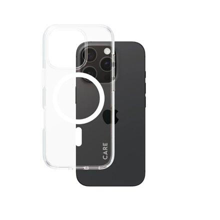 CARE Flagship Case , Back cover , Apple , iPhone 16 PRO , Recycled plastic , White , MagSafe