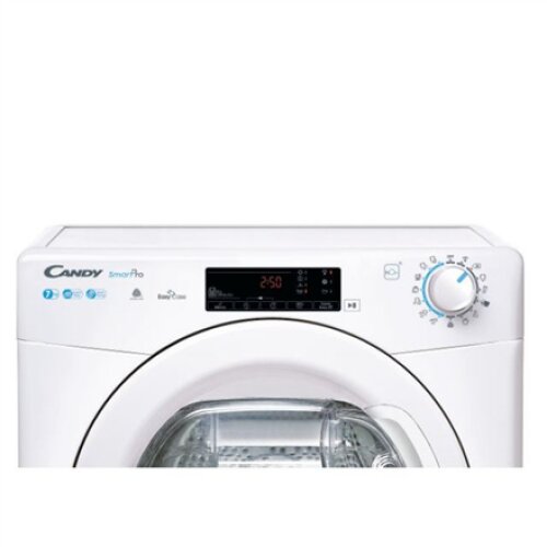 Candy , Dryer Machine , CSOE H7A2TE-S , Energy efficiency class E , Front loading , 7 kg , LED , Depth 58.5 cm , White