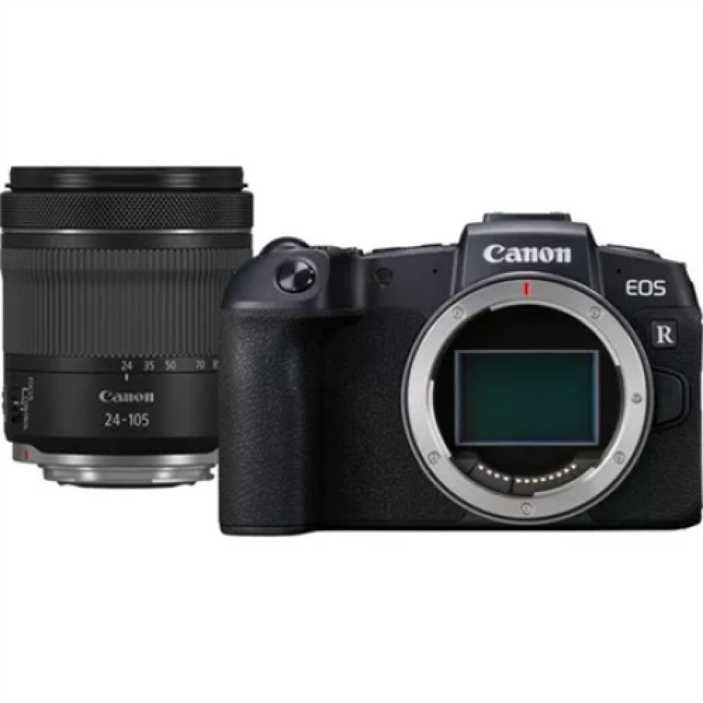 Canon D.CAM EOS RP + RF 24-105mm F4-7.1 IS STM (AIP2) Megapixel 26.2 MP, ISO 40000, Wi-Fi, Video recording, Continuous, manual, CMOS, Black