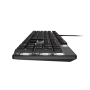 Natec Amberjack , Keyboard , Wired , US , Linear , White backlight, Hot-swappable switches, Anti-ghosting, Built-in memory, Macro recording , Black/Gray