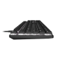 Natec Amberjack , Keyboard , Wired , US , Linear , White backlight, Hot-swappable switches, Anti-ghosting, Built-in memory, Macro recording , Black/Gray