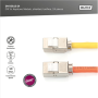 Digitus , Keystone Module , CAT 6A , 14.5 x 34.5 x 21.0 mm