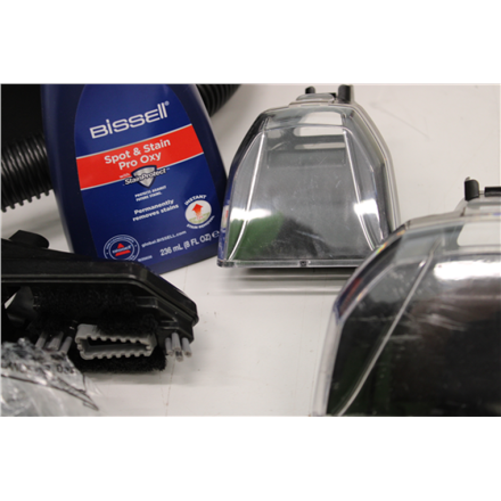 SALE OUT. Bissell SpotClean HydroSteam Pro , Bissell Portable Carpet and Upholstery Cleaner , SpotClean HydroSteam Pro , Corded operating , Washing function , 1000 W , Black , 24 month(s) , DAMAGED PACKAGING, USED AND SCRATCHED
