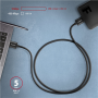 AXAGON Data and charging cable, 1 m , BUMM3-AM10AB , USB Type A to USB Type Micro-B