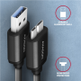 AXAGON Data and charging cable, 1 m , BUMM3-AM10AB , USB Type A to USB Type Micro-B