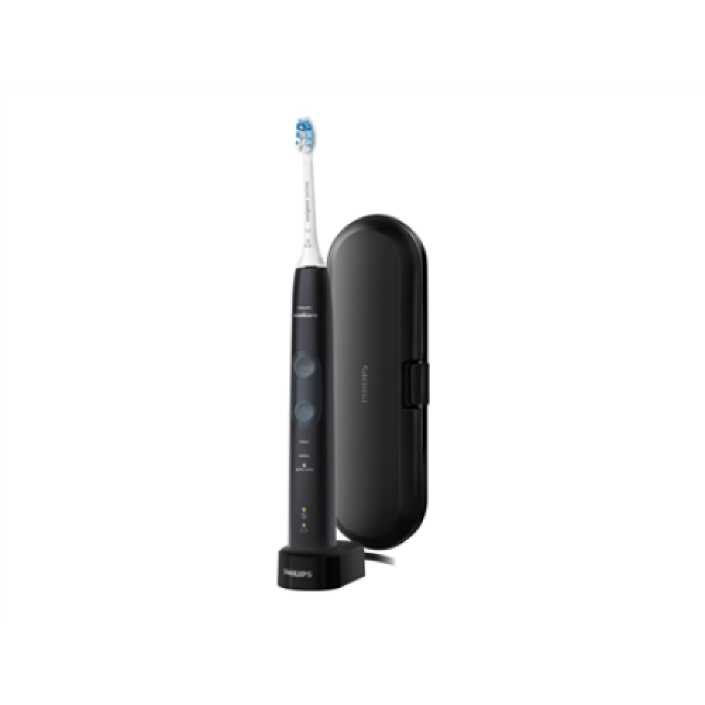 Philips , Sonicare ProtectiveClean 5100 Electric toothbrush , HX6850/47 , Rechargeable , For adults , Number of brush heads included 2 , Number of teeth brushing modes 3 , Sonic technology , Black