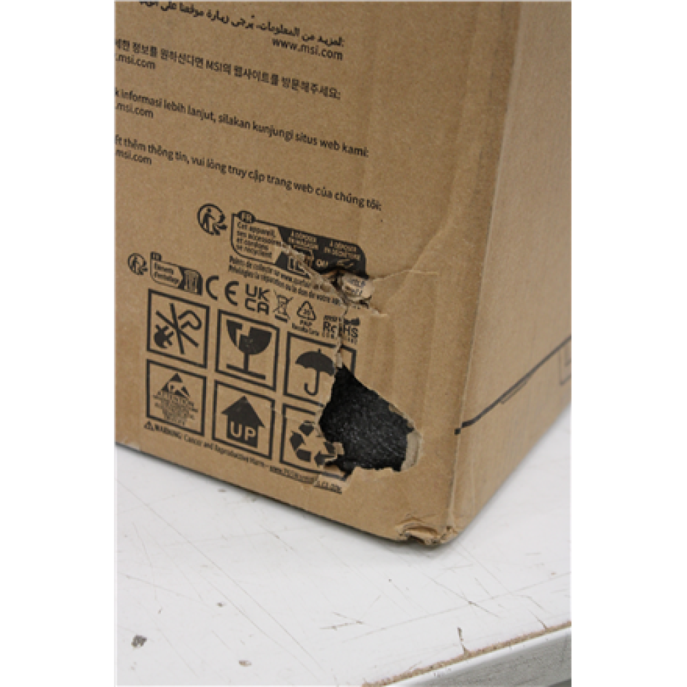 SALE OUT. MSI MPG VELOX 100R White PC Case, Mid-Tower, USB 3.2, Audio-out, Mic-in , MSI PC Case , MPG VELOX 100R WHITE , White , Mid-Tower , DAMAGED PACKAGING, DENTED CORNER (TOP)