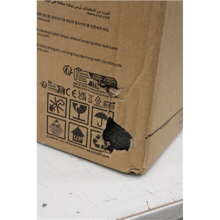 SALE OUT. MSI MPG VELOX 100R White PC Case, Mid-Tower, USB 3.2, Audio-out, Mic-in , MSI PC Case , MPG VELOX 100R WHITE , Mid-Tower , White , DAMAGED PACKAGING, DENTED CORNER (TOP)