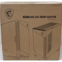 SALE OUT. MSI MPG VELOX 100R White PC Case, Mid-Tower, USB 3.2, Audio-out, Mic-in , MSI PC Case , MPG VELOX 100R WHITE , White , Mid-Tower , DAMAGED PACKAGING, DENTED CORNER (TOP)