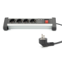 Digitus , Office Power Strip , DA-70614 , Silver/Black