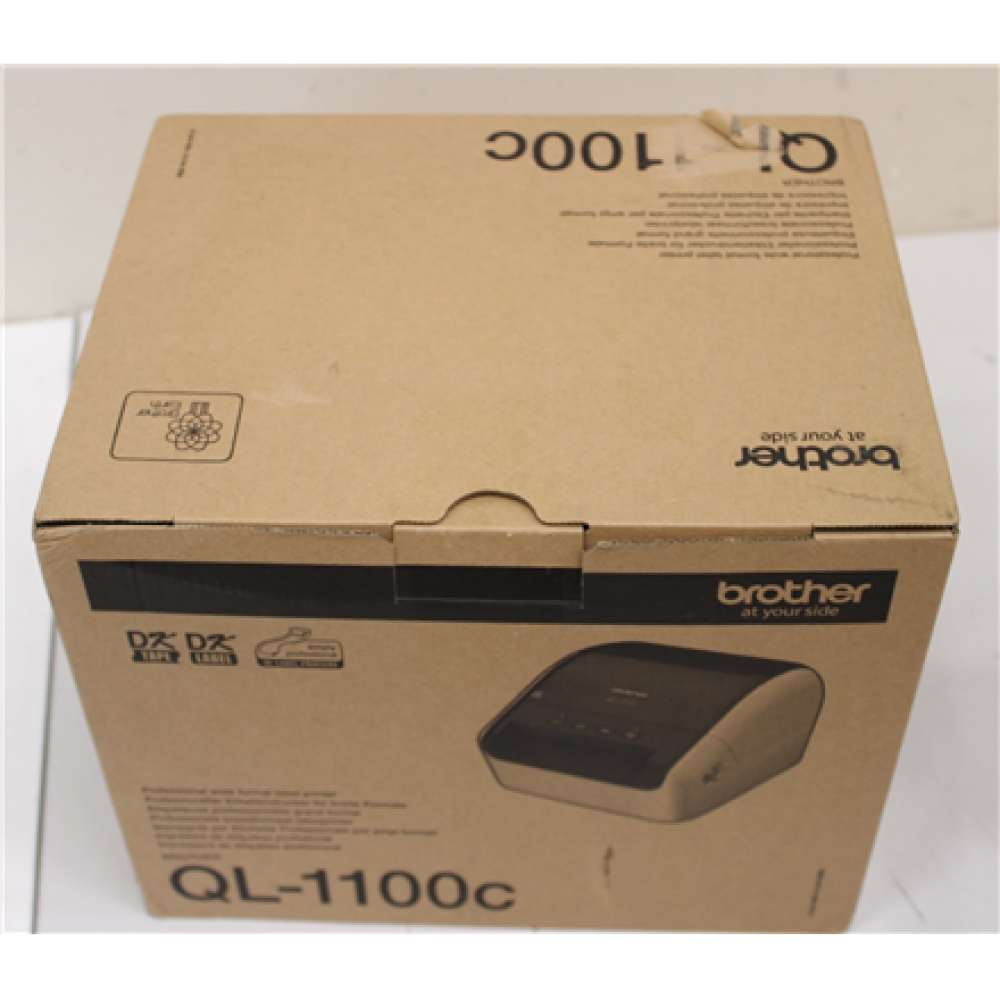 SALE OUT. Brother QL-1100C Label Printer , Brother UNPACKED, SCRATCHES ON TOP