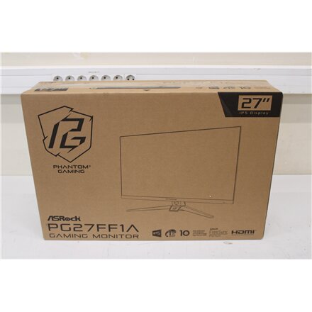 SALE OUT. ASRock MONITOR/ 165HZ,DP,HDMI*2,SPK , ASRock , Gaming Monitor , Phantom PG34WQ15R3A , 27 , IPS , 16:9 , 165 Hz , 1 ms , 1920 x 1080 pixels , 250 cd/m² , 1 , HDMI ports quantity 2 , Black , Warranty 3 month(s) , REFURBISHED