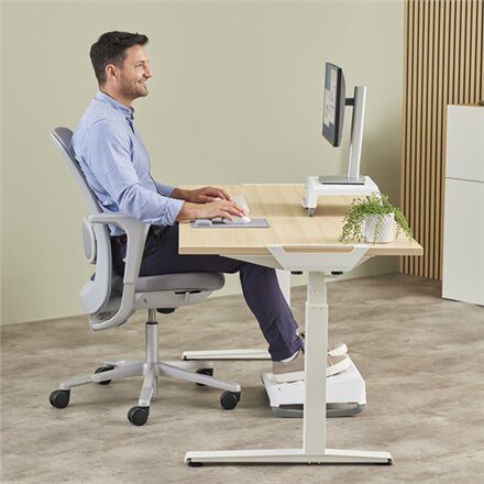 Fellowes , Breyta Palm Wrist Rest , Grey