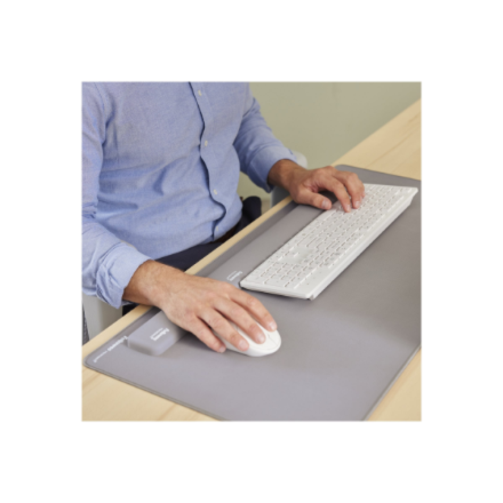 Fellowes , Breyta Palm Wrist Rest , Grey