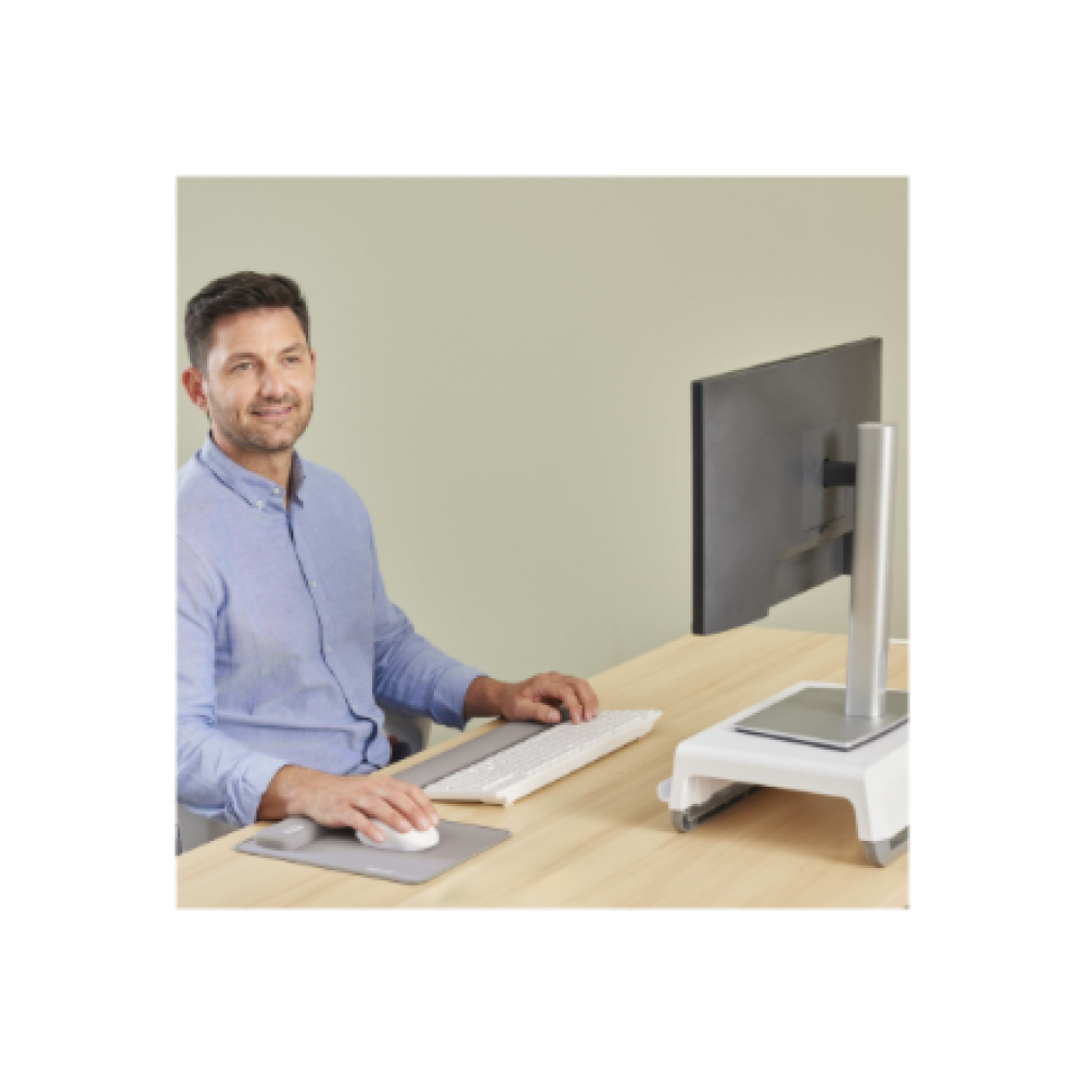 Fellowes , Breyta Palm Wrist Rest , Grey
