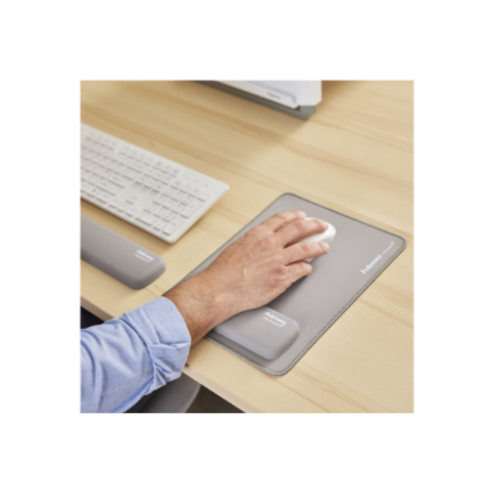 Fellowes , Breyta Palm Wrist Rest , Grey