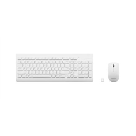 Lenovo , Wireless Combo Keyboard & Mouse , 510 , Keyboard and Mouse Combo , 2.4 GHz Wireless via Nano USB , Batteries included , English , White