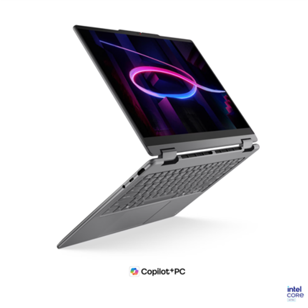 Lenovo Yoga 7 2-in-1 14IPH11 Intel , Luna Grey , 14 , OLED , Touchscreen , WUXGA , 1920 x 1200 pixels , Intel Core Ultra 5 , 322 , 16 GB , Soldered LPDDR5X , Solid-state drive capacity 512 GB , Intel Graphics , Windows 11 Home , 802.11be , Bluetooth versi