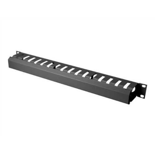 Digitus , 1U cable management cage detachable rear plate , DN-97617 , For installation on the 483 mm (19“) profile rails , Black