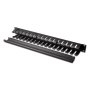 Digitus , 1U cable management cage detachable rear plate , DN-97617 , For installation on the 483 mm (19“) profile rails , Black