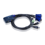 Aten 2-Port USB VGA/Audio Cable KVM Switch (0.9m) Aten , 2-Port USB VGA/Audio Cable KVM Switch (0.9m)