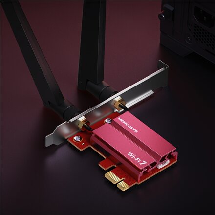 Mercusys BE9300 WiFi 7 Bluetooth 5.4 PCIe Adapter , MA47BE