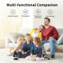 Enabot Family Robot IP Camera , EBO X , 8 MP , 1.8 , H265 , Micro SD, Max. 256GB