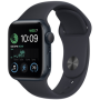 Apple Watch SE MNJT3EL/A Smart watches GPS (satellite) Retina LTPO OLED Touchscreen 40mm Waterproof Bluetooth Wi-Fi Midnight